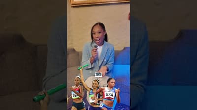 Prime Allyson Felix on all four legs of a 4x400m?! 😮💨🇺🇸 #trackandfield #athlete #teamusa