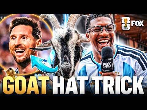 Jameis Winston Brings A Real Life Goat to Witness Lionel Messi in the FIFA World Cup™ 🌎