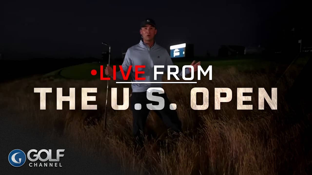 Watch Smylie Try to Hack It Out of Shinnecock’s Fescue | LIVE FROM THE U.S. OPEN | Golf Channel