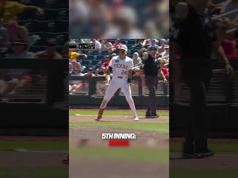 The first cycle by a Texas player in MCWS history š¤