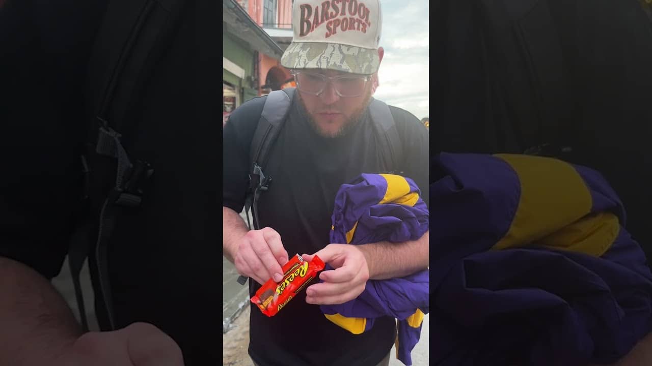 It’s Zac dream to eat a @Reeses on Bourbon street in New Orleans
