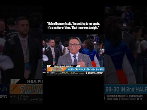 Tim Legler on Jalen Brunson's 36-point performance in the Knicks' Game 4 win