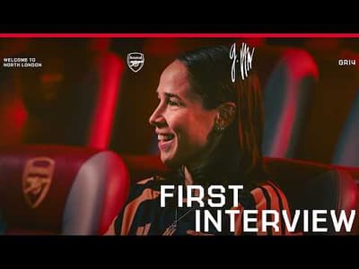EXCLUSIVE | Géraldine Reuteler's first words as an Arsenal player 🎙️