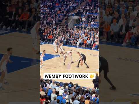 Wemby with the tough take 👽