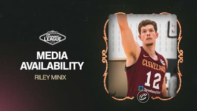 Cavs Summer League Practice | Riley Minix Media Availability | 07.07.2026