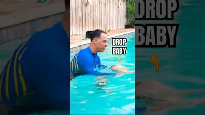 drop my baby underwater?😳