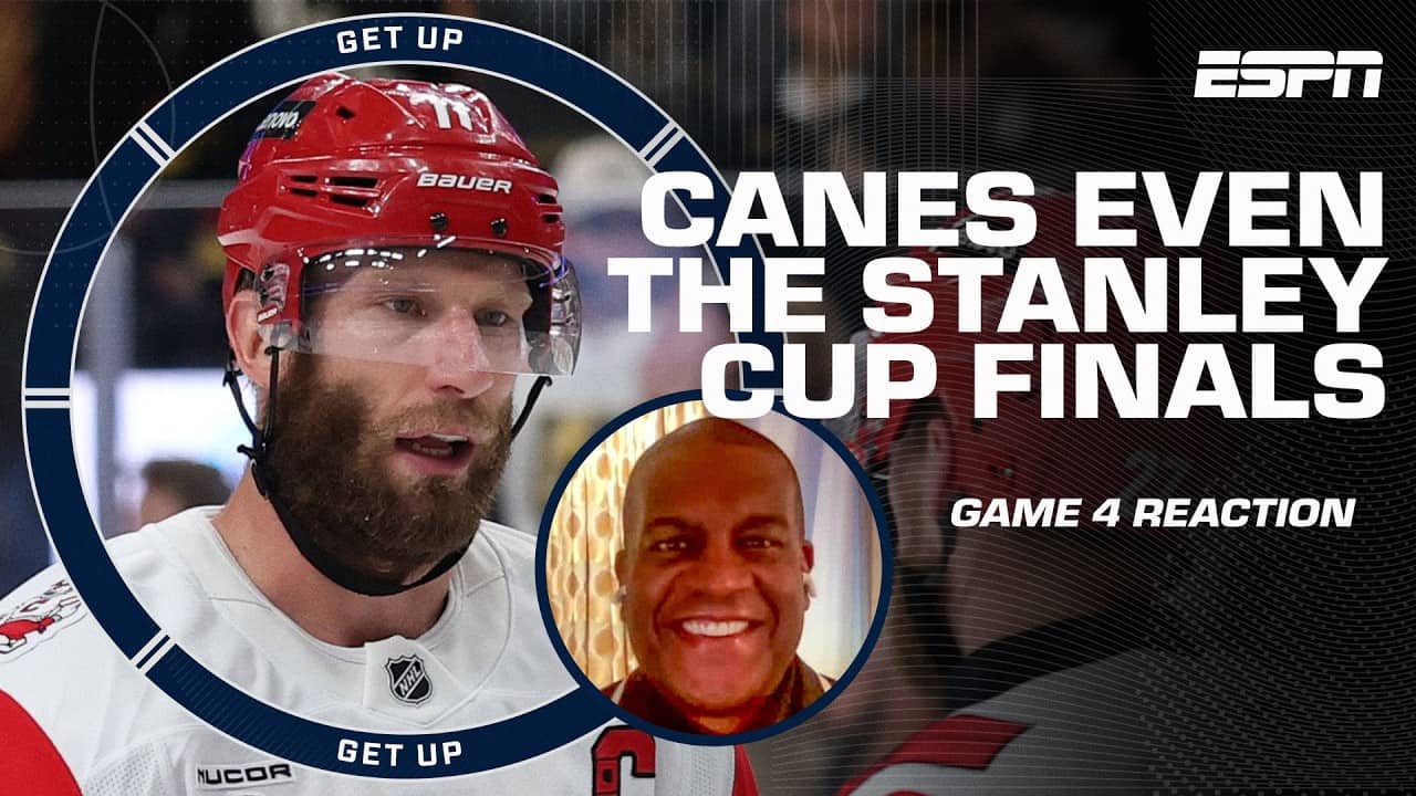 CANES TIE IT UP π REACTION to Game 4οΈβ£ of the 2026 Stanley Cup Finals π₯ | Get Up