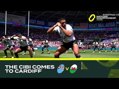The first Cibi of the Nations Championship 🤩 | Fiji v Wales | Nations Championship