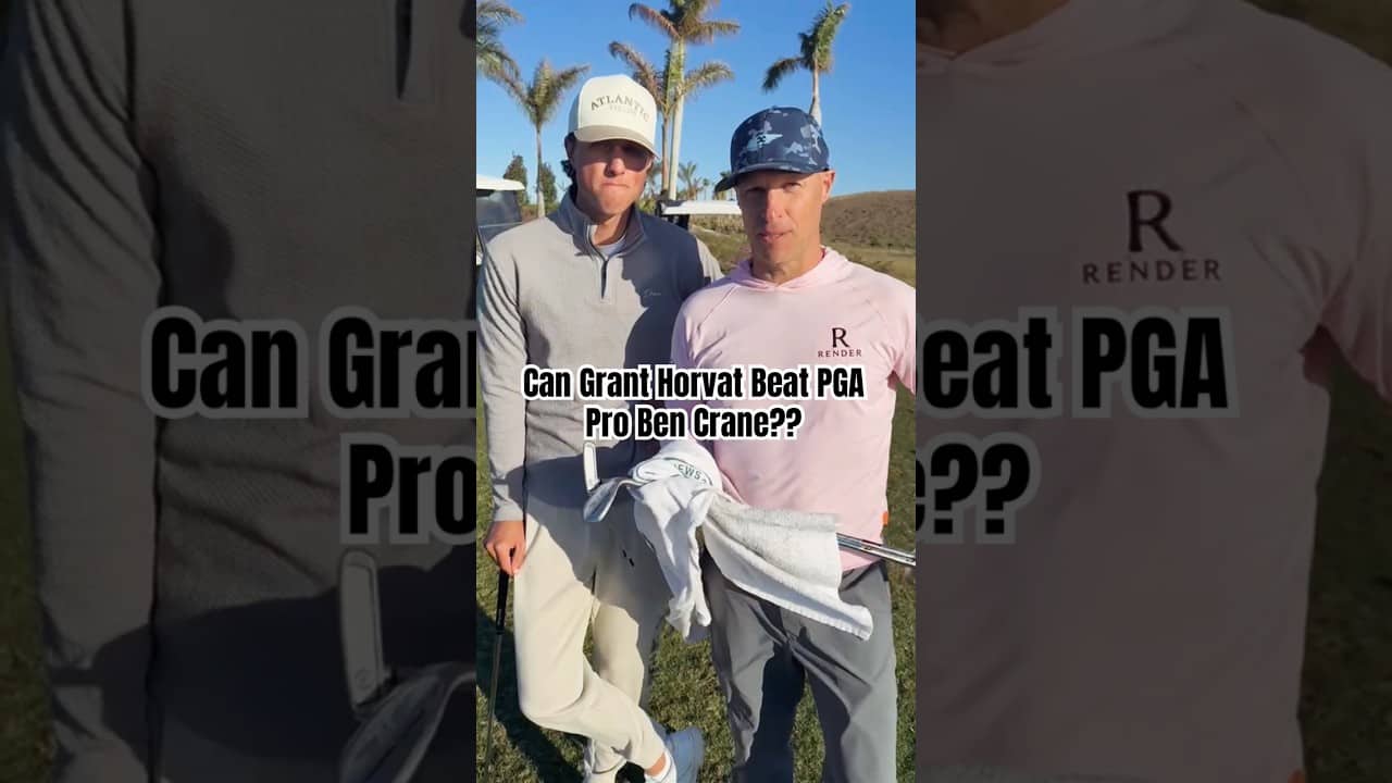Grant Horvat vs Ben Crane up and down contest at Atlantic Fields ⛳