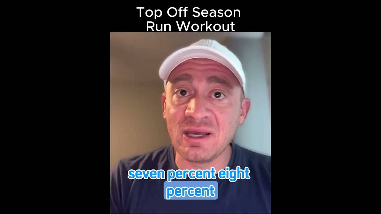 BASE SEASON Run workout for Speed and Speed! #ironmantri #ironmantriathlete
