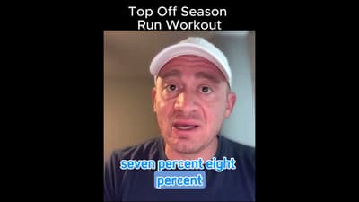 BASE SEASON Run workout for Speed and Speed! #ironmantri #ironmantriathlete