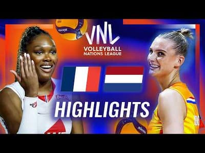 France 🇫🇷 vs. Netherlands 🇳🇱 - Highlights | Week 3 | Women's VNL 2026