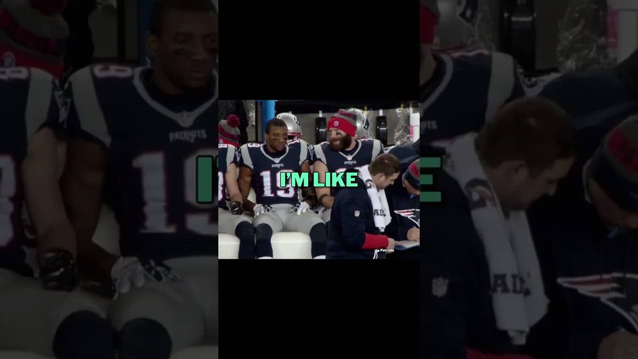 "That's what he used to tell me" 💀 #nfl #football #patriots