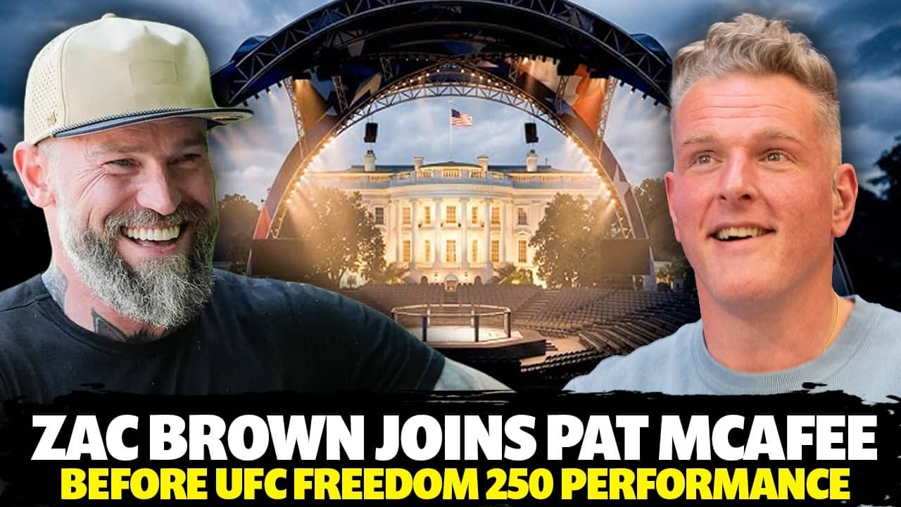 Zac Brown Is A Die Hard UFC Fan, "Honored" To Be Doing Freedom 250 Anthem