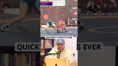 Quickest six points in wrestling history, a breakdown
