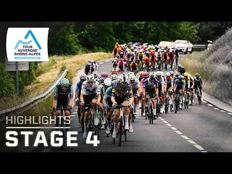 Tour Auvergne-Rhone-Alpes 2026, Stage 4 | EXTENDED HIGHLIGHTS | Cycling on NBC Sports