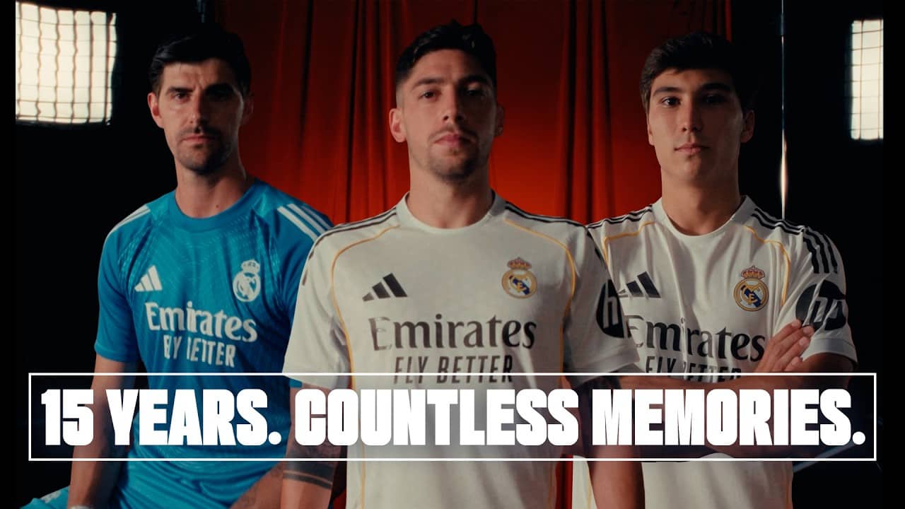15 YEARS. COUNTLESS MEMORIES | Real Madrid x Emirates with Courtois, Valverde and Gonzalo.