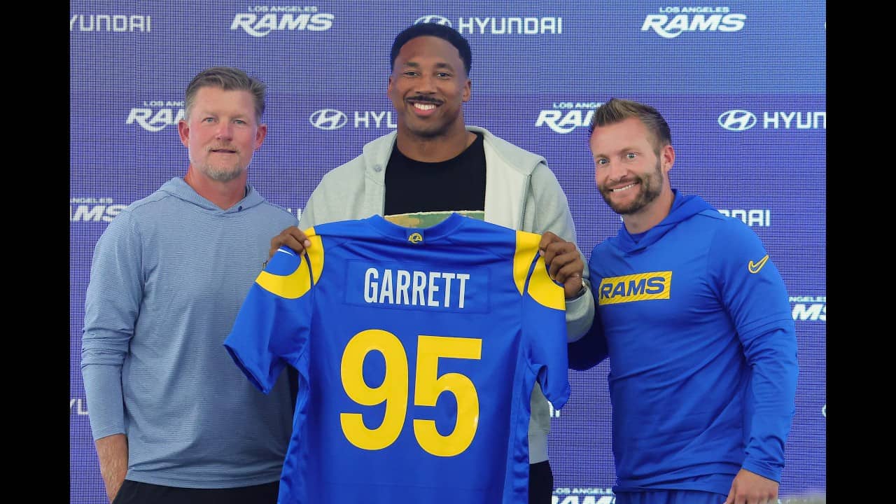 Myles Garrett to the Rams in 2026 can be Reggie White to the Packers in the 1990s