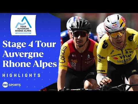 POWERFUL PERFORMANCE 💪 | 2026 Stage 4 Tour Auvergne Rhone Alpes Race Highlights | TNT Sports Cycling