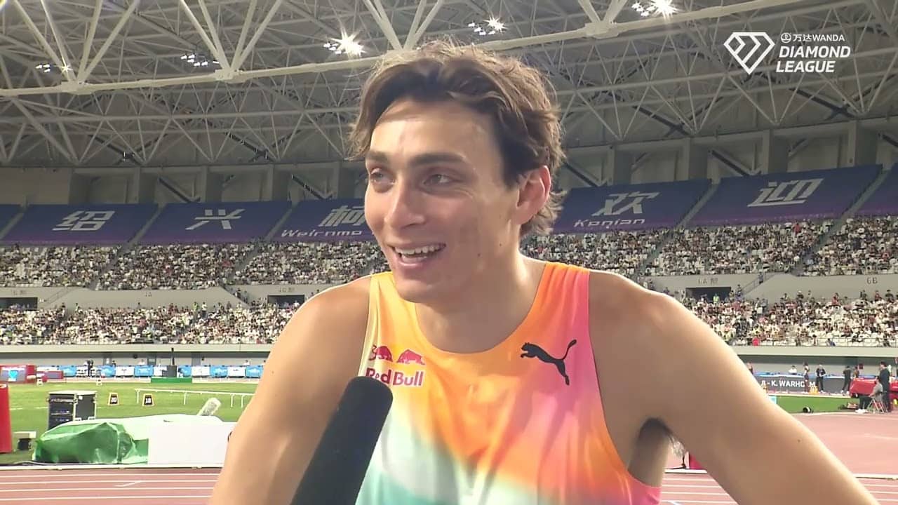 Mondo Duplantis Feels "Dangerous" After Winning Outdoor Opener At 6.12m In Shanghai Diamond League