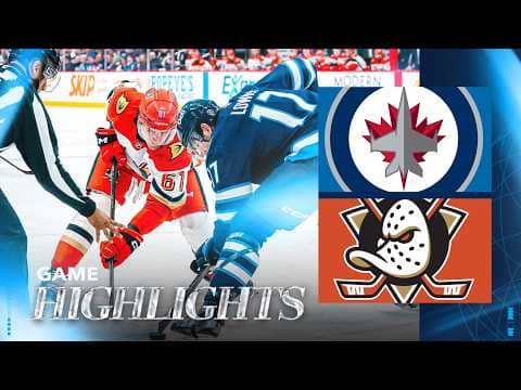 Winnipeg Jets vs. Anaheim Ducks - Game Highlights