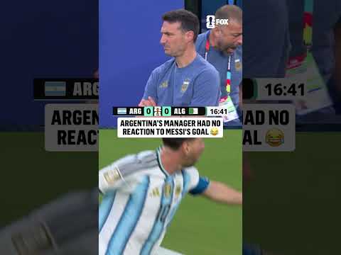 STONE-COLD reaction from Lionel Scaloni 🇦🇷