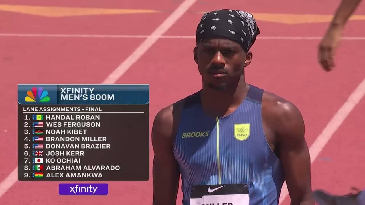 Brandon Miller Stuns Loaded 800m Field in LA | 2026 Los Angles Grand Prix