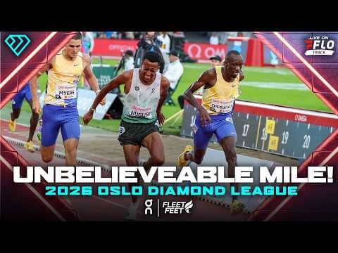 Incredible Finish In The Dream Mile | 2026 Oslo Diamond League