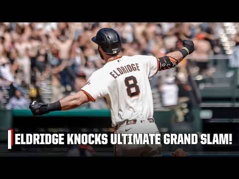 WALK-OFF GRAND SLAM π±π¨ Bryce Eldridge goes yard to complete 5-run, 9th-inning comeback | MLB on ESPN