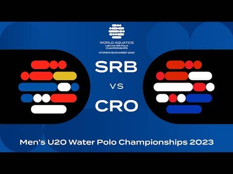 Serbia vs Croatia | Quarter-Finals | World Aquatics Men’s U20 Water Polo Championships 2023