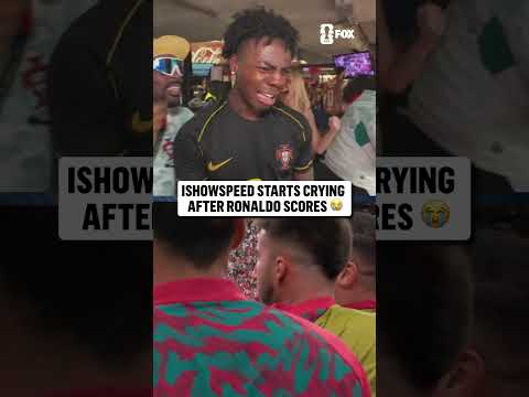 @IShowSpeed is in tears after seeing Ronaldo score his first goal of the 2026 FIFA World Cup
