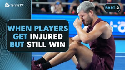 When Tennis Players Get Injured But STILL WIN 🤕 Part 2