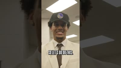 Yaxel Lendeborg MIC'D UP on Draft Night 🗣️ | #shorts
