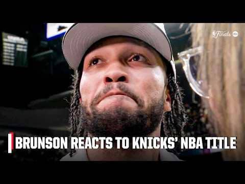 ‘Everything I’ve ever dreamed of’ 💙 Jalen Brunson on the Knicks being NBA CHAMPIONS 🗽 | NBA on ESPN