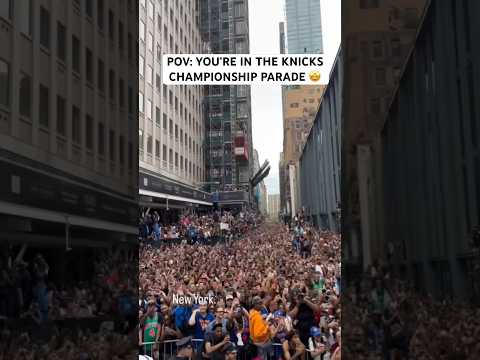 What it feels like to be in the Knicks championship parade π₯³πΆπ·