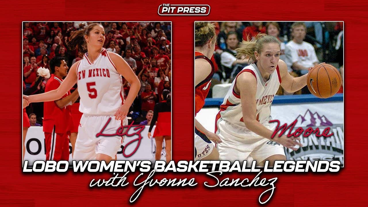 Lobo Women's Basketball Legends! Mandi Moore (Stovall) and Abbie Letz (Carlson)