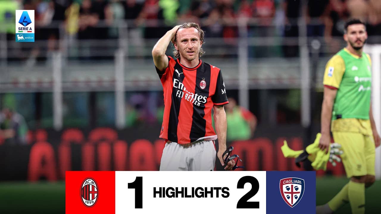 Saelemaekers la apre ma vincono i sardi | Milan - Cagliari 1-2 | Highlights Serie A
