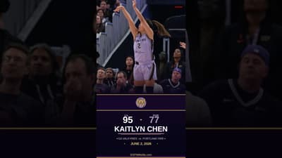 Kaitlyn Chen BURIES the 3! 💜 | Golden State Valkyries