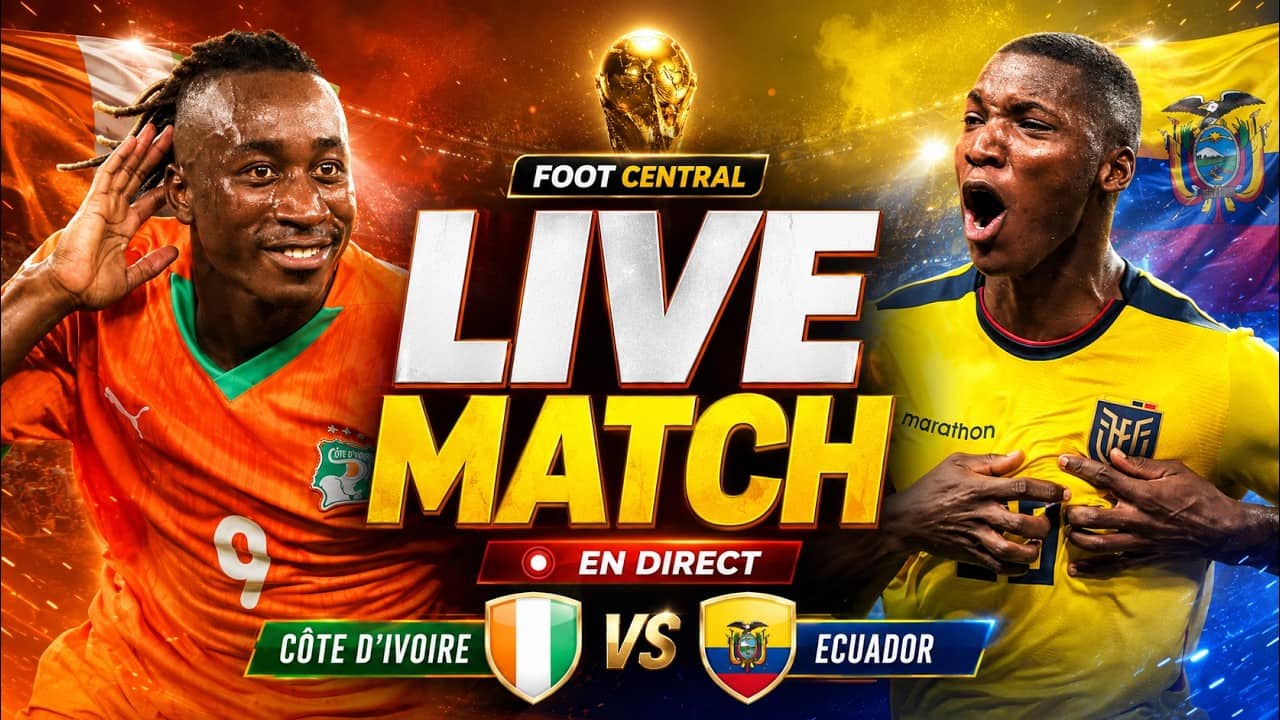Côte D’Ivoire 🆚 Équateur En Direct : Le Match Des Éléphants En Live !