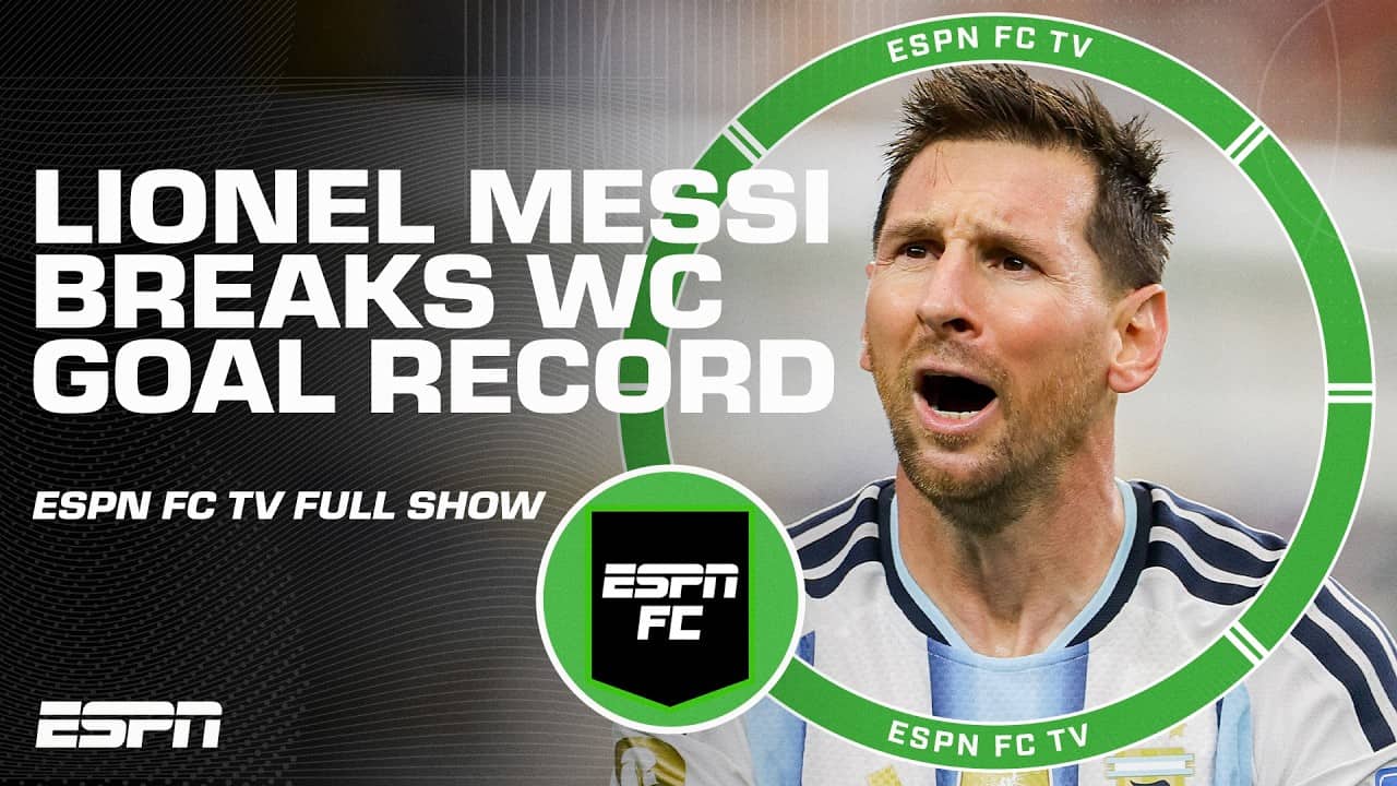 Another HISTORIC World Cup day 🍿 Messi breaks goal record + Mbappe & Haaland shine again | ESPN FC