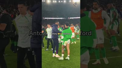 El saludo entre ANTONY y RASHFORD 🤝 #shorts #realbetis