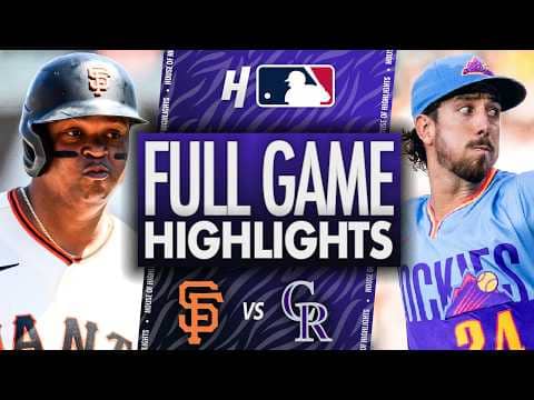 San Francisco Giants vs Colorado Rockies - FULL GAME HIGHLIGHTS 🔥 May 29, 2026 MLB Season