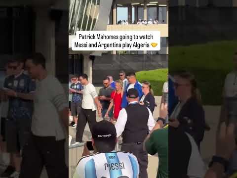 Patrick Mahomes going to watch the World Cup in Kansas City! (š„ via @blake.aerni/IG)