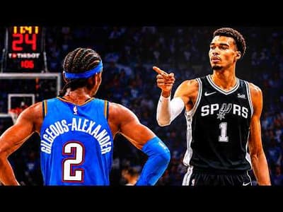 Spurs Thunder Looked Like The NBA Finals...