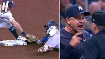 Aaron Boone Gets EJECTED After Challenge Is Ruled Too Late ๐