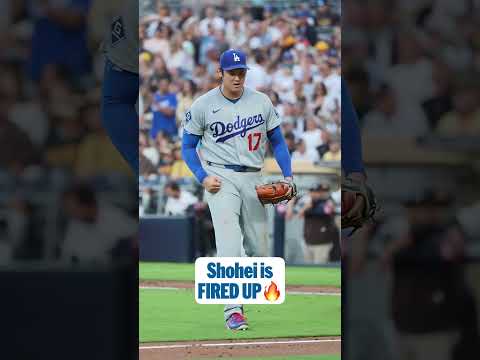 Shohei was fired UP after escaping the jam! 😤🔥