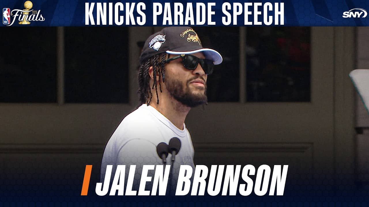 Jalen Brunson Knicks Championship Parade Full Speech