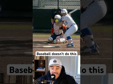 A hit by pitch rule that baseball doesn’t have, a breakdown