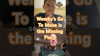 Wemby's Go To Move is the Missing Piece #podcast #nba