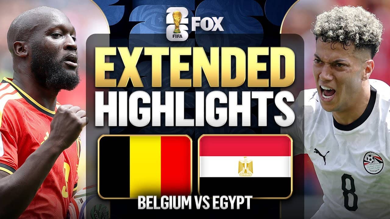 Belgium vs Egypt Extended Highlights 🌎🏆 2026 FIFA World Cup™